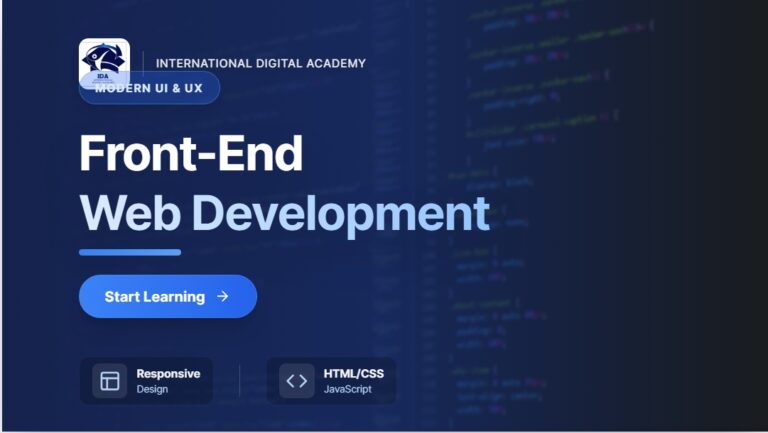 إنشاء المواقع الإلكترونية Front-End