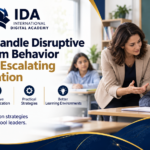How to Handle Disruptive Classroom Behavior Without Escalating the Situation