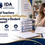 How Should Teachers in Morocco Document Learning Difficulties Before Referral?