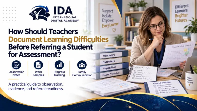 How Should Teachers in Morocco Document Learning Difficulties Before Referral?