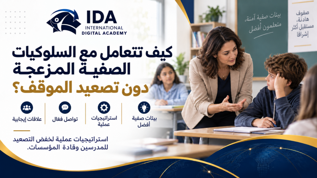 كيف تتعامل مع السلوكيات الصفية المزعجة دون تصعيد الموقف؟